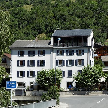 Hotel Restaurant Le Giétroz Le Châble Exterior foto